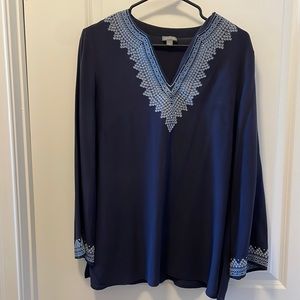 Ann Taylor size large silk tunic